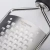 Westmark Technicus-Square 14122270 grattugia piatta, acciaio inox/TPE, anello per appendere, 65 mm, nera