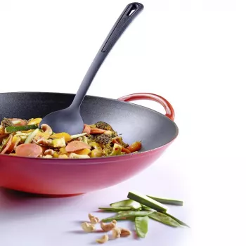 Mestolo per wok Westmark Gentle Plus, poliammide, lunghezza 315 mm, larghezza 72 mm, nero