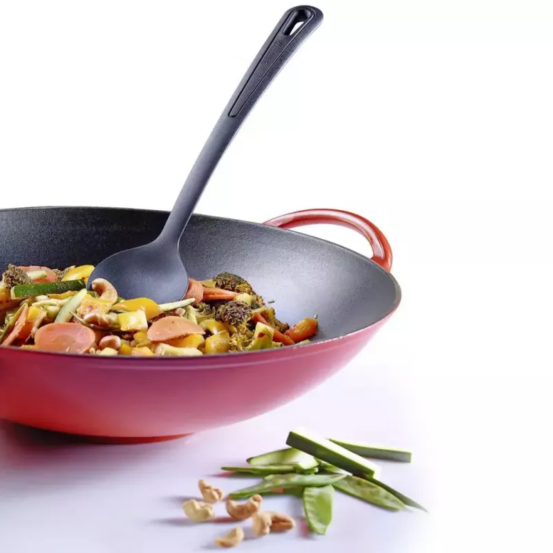 Mestolo per wok Westmark Gentle Plus, poliammide, lunghezza 315 mm, larghezza 72 mm, nero