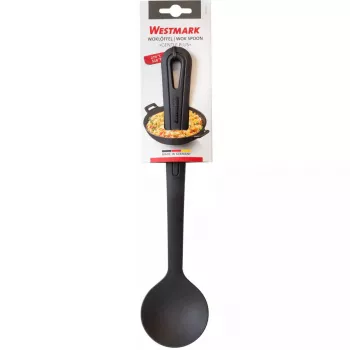 Mestolo per wok Westmark Gentle Plus, poliammide, lunghezza 315 mm, larghezza 72 mm, nero
