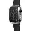 Custodia per smartwatch LAUT Shield trasparente vetro policarbonato PC per Apple Watch 44/45mm