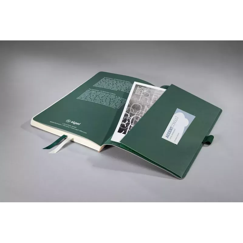 Quaderno Sigel CO674 A5 194 fogli marrone a punti