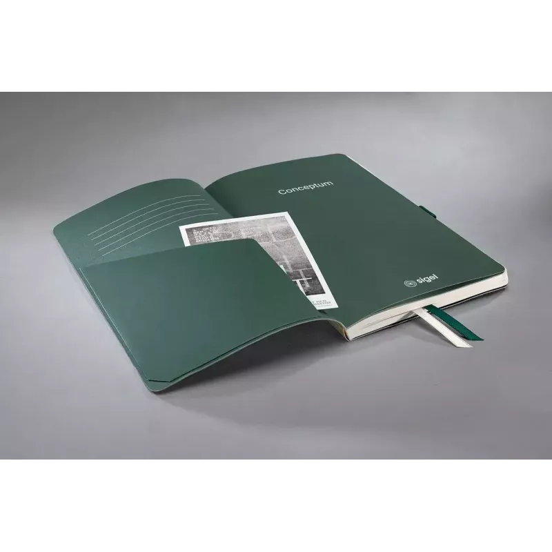 Quaderno Sigel CO674 A5 194 fogli marrone a punti