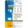 HERMA 10761 etichette adesive, rotonde, permanenti, marrone, 4 cm, 480 pezzi