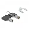 Lucchetto Navilock 20973 acciaio argento 37mm x 22mm x 37mm