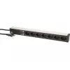 Bachmann 333.0382 ciabatta 19 pollici, 7 prese T23 (CH), protezione da sovratensione, 3 m, nero