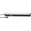 Bachmann 333.0382 ciabatta 19 pollici, 7 prese T23 (CH), protezione da sovratensione, 3 m, nero