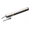 Bachmann 333.0382 ciabatta 19 pollici, 7 prese T23 (CH), protezione da sovratensione, 3 m, nero
