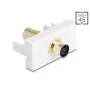 DeLOCK 90872 adattatore per cavo Mini-DIN 4 poli bianco