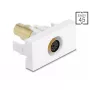 DeLOCK 90873 adattatore per cavo Mini-DIN 6 poli bianco