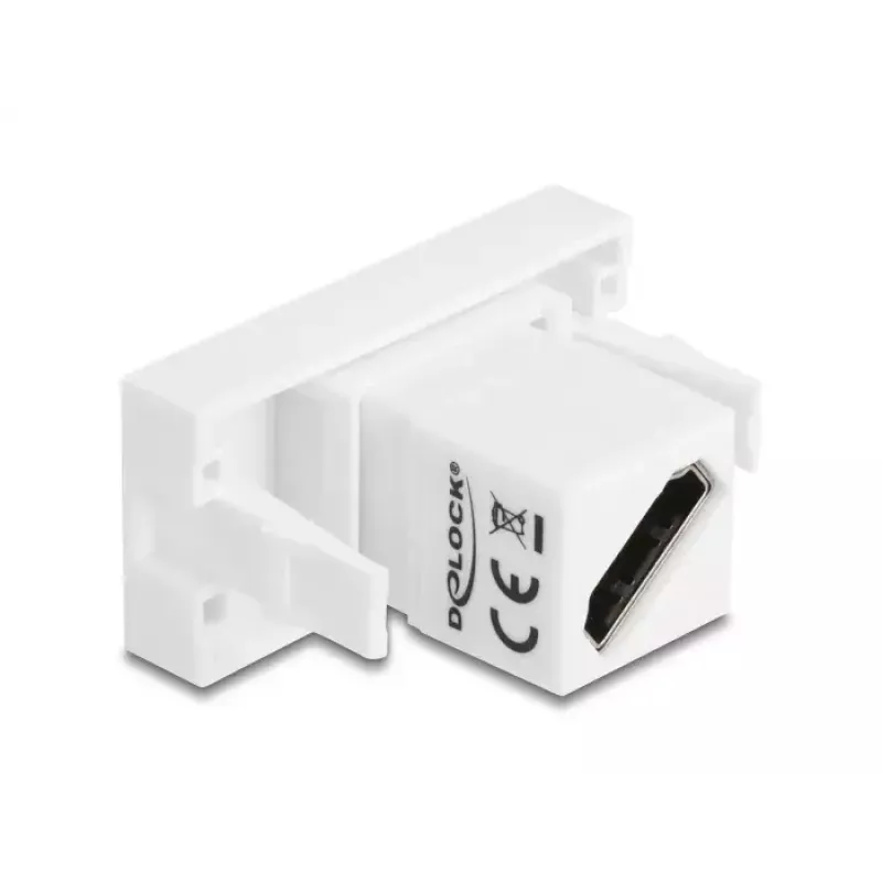 Adattatore HDMI DeLOCK 90874 bianco connettore 1 HDMI connettore 2 HDMI