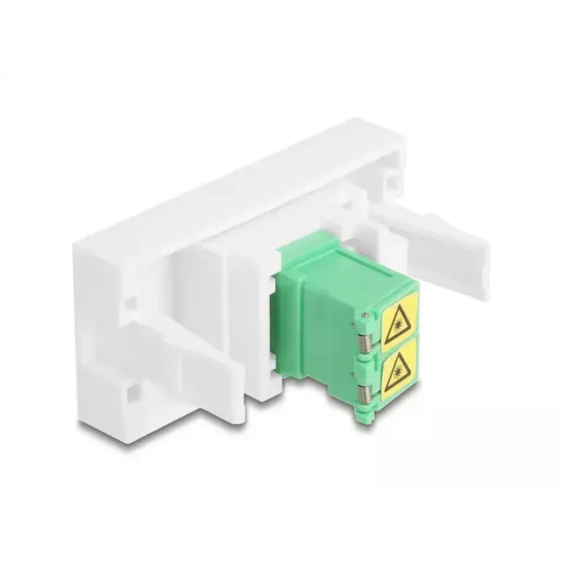 Adattatore per cavo DeLOCK 90875 LC Duplex verde bianco