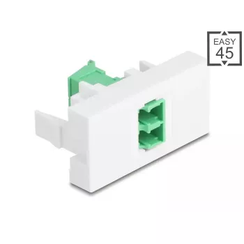 Adattatore per cavo DeLOCK 90875 LC Duplex verde bianco