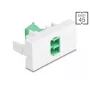 Adattatore per cavo DeLOCK 90875 LC Duplex verde bianco