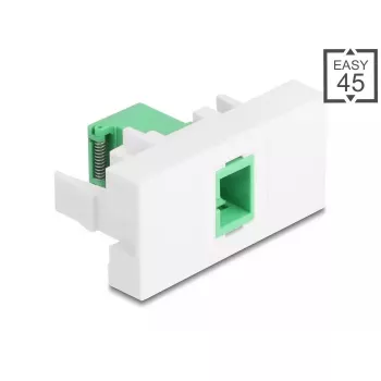 DeLOCK 90877 adattatore per cavo SC Simplex verde bianco
