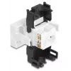 DeLOCK 90879 adattatore per cavo RJ45 LSA 180° nero bianco