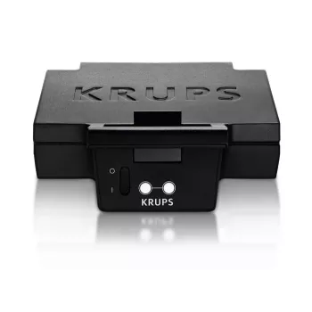 Sandwich maker KRUPS FDK461, 850 W, nero, prepara 4 sandwich, 234×265×108 mm
