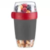 Set lunch box Westmark 52872260 1,15 L grigio rosso trasparente