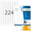 Etichette per inkjet HERMA A4 25,4x8,5 mm carta bianca opaca 5600 pezzi