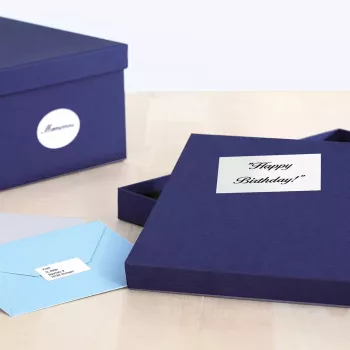 Etichetta adesiva per stampante HERMA Labels A4 63,5x38,1 mm argento pellicola lucida
