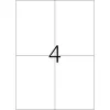 Etichetta adesiva per stampante HERMA 8630 A4 105x148 mm