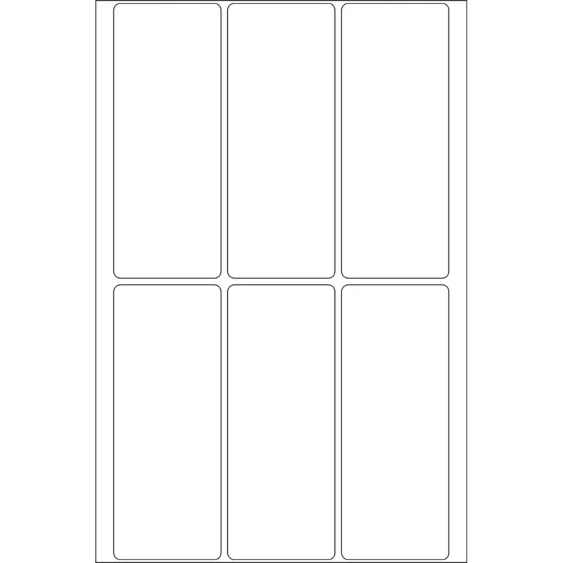 Etichette multiuso HERMA 32x82 mm bianco carta opaca 192 pezzi