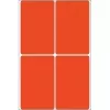 Etichette multiuso HERMA 52x82 mm carta rossa opaca scrittura a mano 128 pezzi