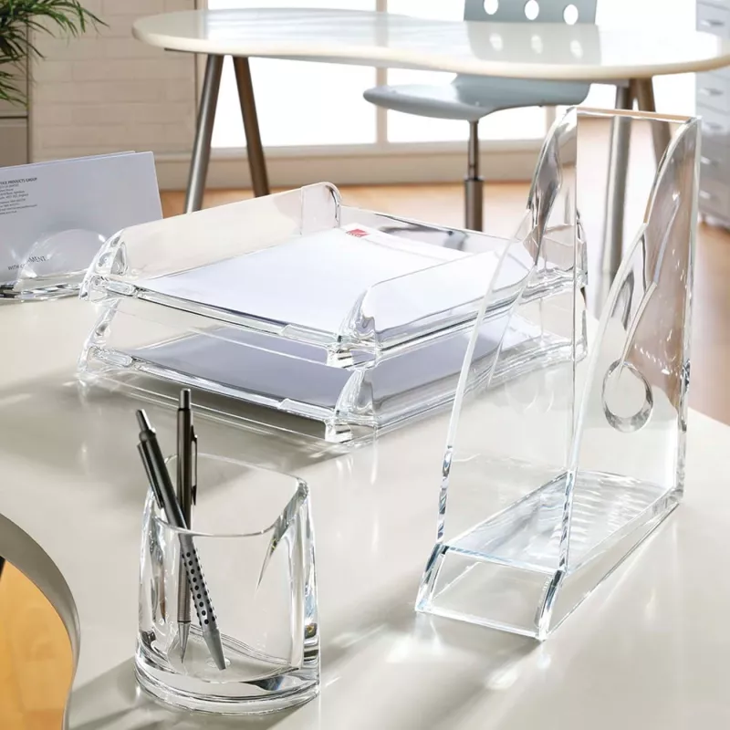 Rexel Nimbus vassoio portadocumenti trasparente, acrilico, trasparente, lettere, 270 x 320 x 60 mm, 270 mm, 320 mm