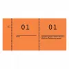 Etichetta Avery 869-10-1 100 pezzi arancione