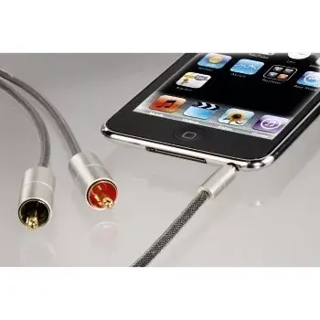 Cavo audio Hama 00080865 2 m 3,5 mm 2 x RCA argento