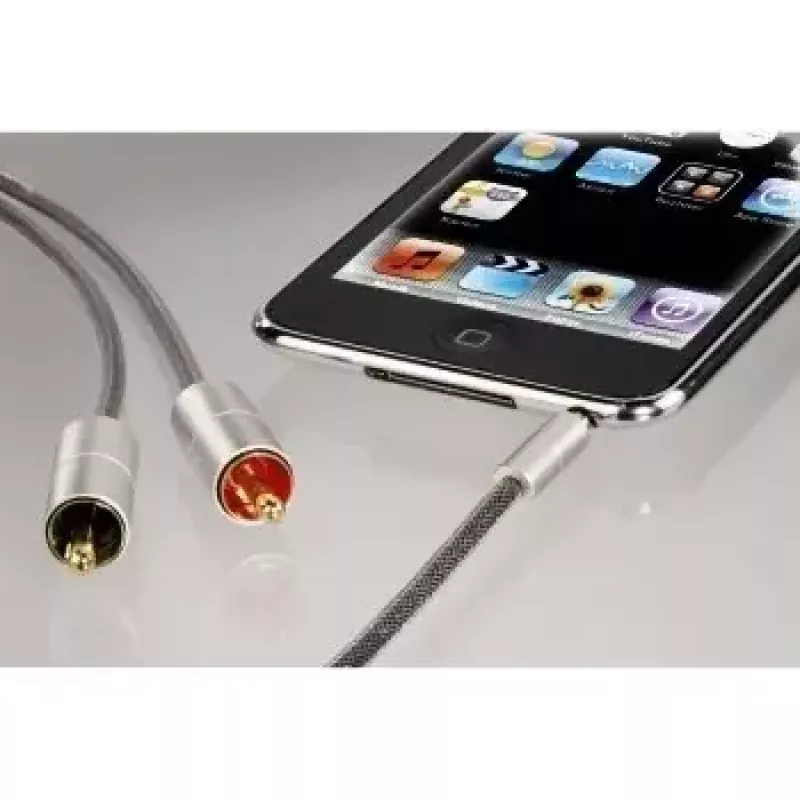 Cavo audio Hama 00080865 2 m 3,5 mm 2 x RCA argento