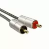 Cavo audio Hama 00080865 2 m 3,5 mm 2 x RCA argento