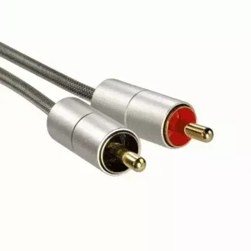 Cavo audio Hama 00080865 2 m 3,5 mm 2 x RCA argento