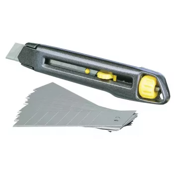 Taglierino Stanley 1-10-018 grigio giallo lama a spezzare