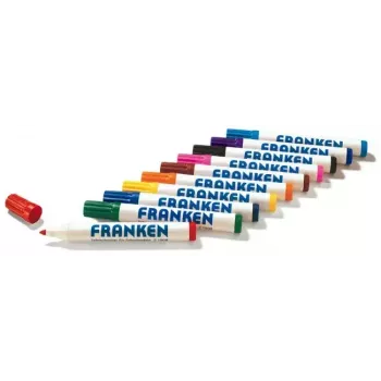 Pennarello Franken Z1903 4 pz. nero blu rosso