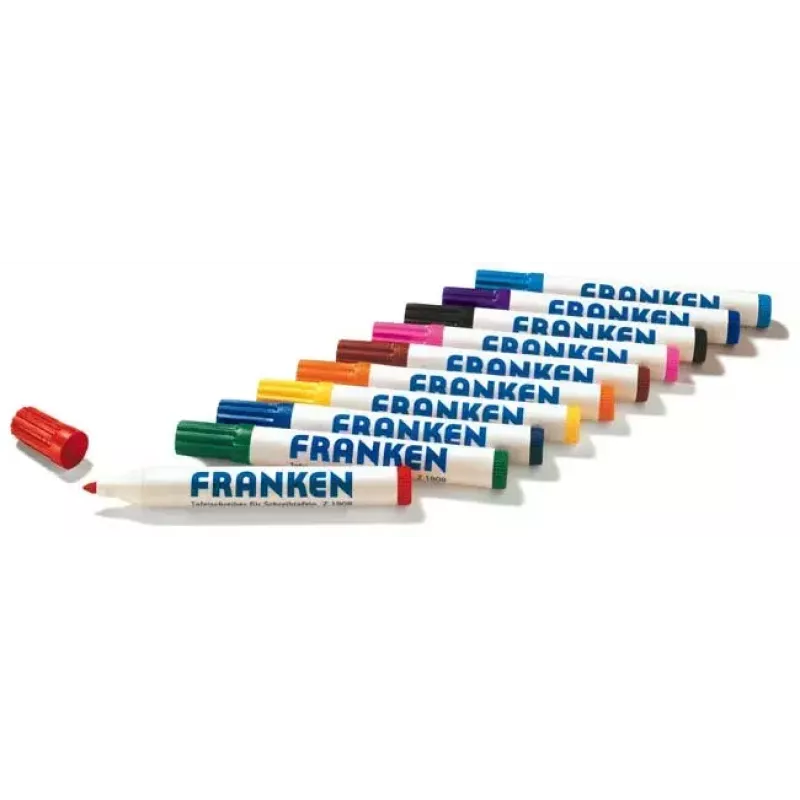 Pennarello Franken Z1903 4 pz. nero blu rosso