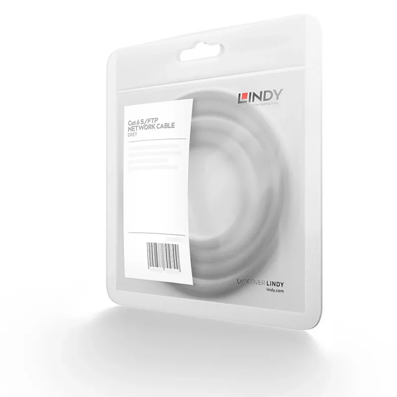 Cavo Lindy 1m CROMO Cat.6 S/FTP, 1 m, Cat6, S/FTP (S-STP), RJ-45, RJ-45, antracite