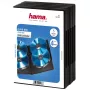Hama DVD Quad Box, nero, confezione da 5, 4 dischi