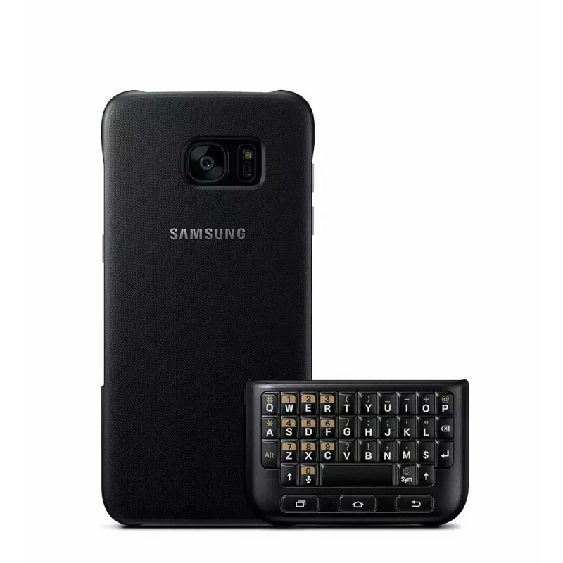 Samsung cover con tastiera QWERTZ per Galaxy S6 edge+, nera (EJ-CG928MBEGDE)