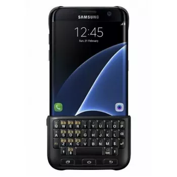 Samsung cover con tastiera QWERTZ per Galaxy S6 edge+, nera (EJ-CG928MBEGDE)