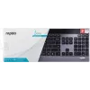 Tastiera Rapoo E9270P RF Wireless QWERTZ tedesco nero argento