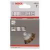 Bosch 2 608 622 130 spazzola circolare, filo ondulato ottonato, 80 mm, gambo da 6 mm
