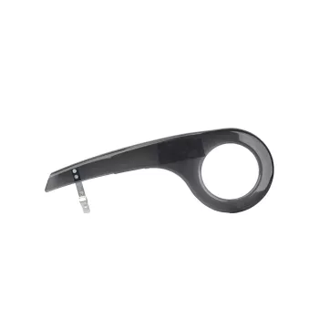 Fischer 85948 paracatena universale per bicicletta, 26-28 pollici, 33-38 denti, nero/trasparente