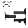 Hama 00118101 supporto da parete per TV 121,9 cm (48 pollici) nero
