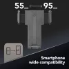Cellularline Hug - universale, cellulare/smartphone, supporto passivo, auto, nero