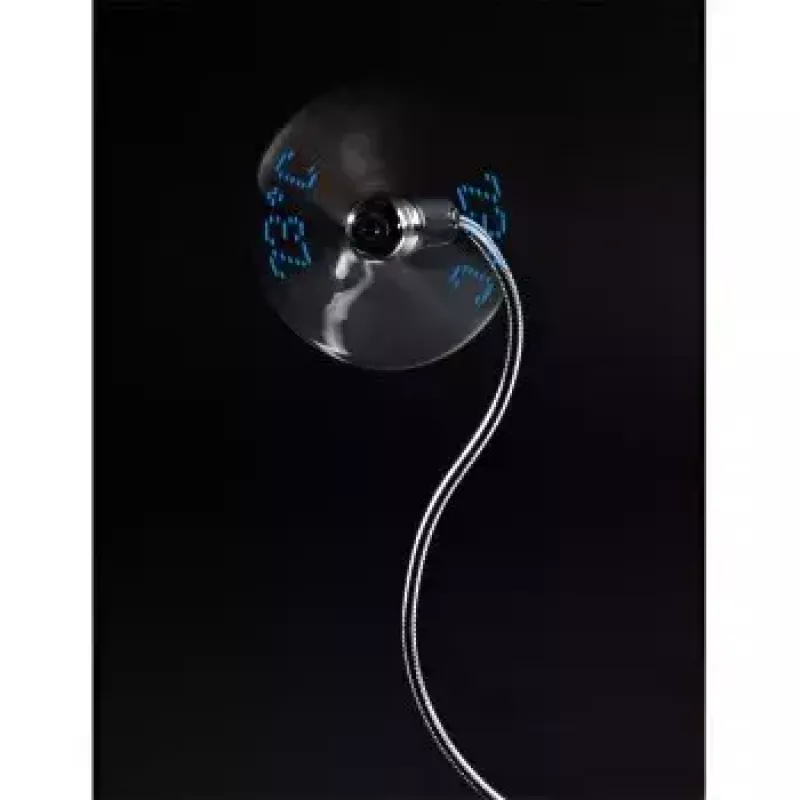 Ventola USB Hama 00012170 con indicatore di temperatura, argento