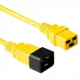 Cavo di alimentazione C19 - C20 ACT Powercord giallo 1,8 m