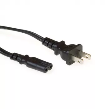 Cavo di alimentazione connettore USA ACT Powercord C7 nero 1,8 m