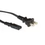 Cavo di alimentazione connettore USA ACT Powercord C7 nero 1,8 m
