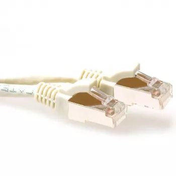 ACT Avorio 30 metri cavo patch SFTP CAT6A snagless con connettori RJ45